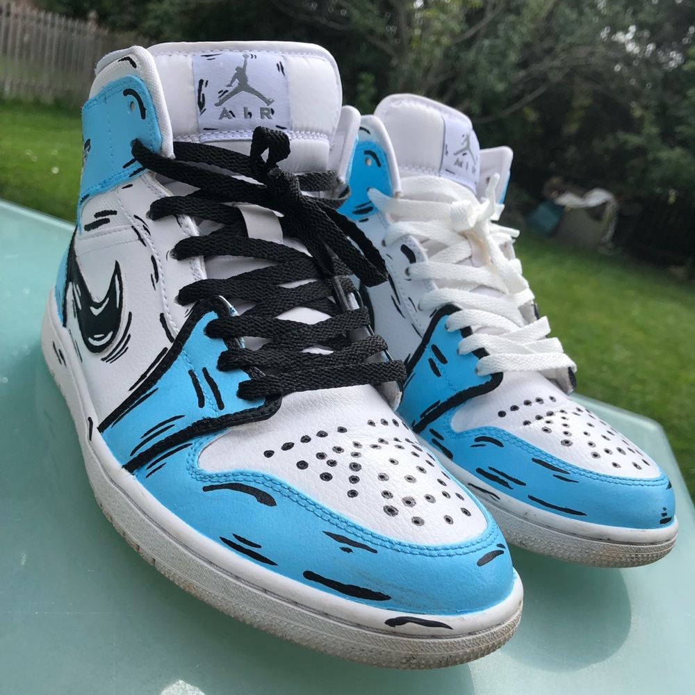 Jordon 1 Cartoon Custom!! 🔥